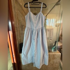 Levi's Blue and White Striped Dress
